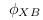 angle between X and B