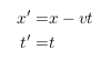 Galilean relativity
