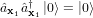 ^ax1^ayx1 j0i = j0i 