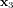 x3  