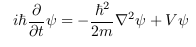 non-relativistic Schroedinger equation