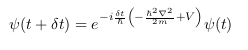 non-relativistic Schroedinger equation RHS