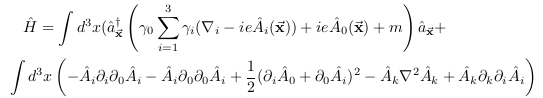 non-relativistic Schroedinger equation RHS
