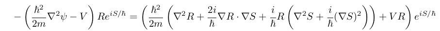 non-relativistic Schroedinger equation RHS