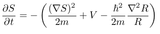 non-relativistic Schroedinger equation